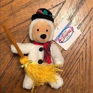 Winnie the Pooh snowman mini beanbag 8 inches